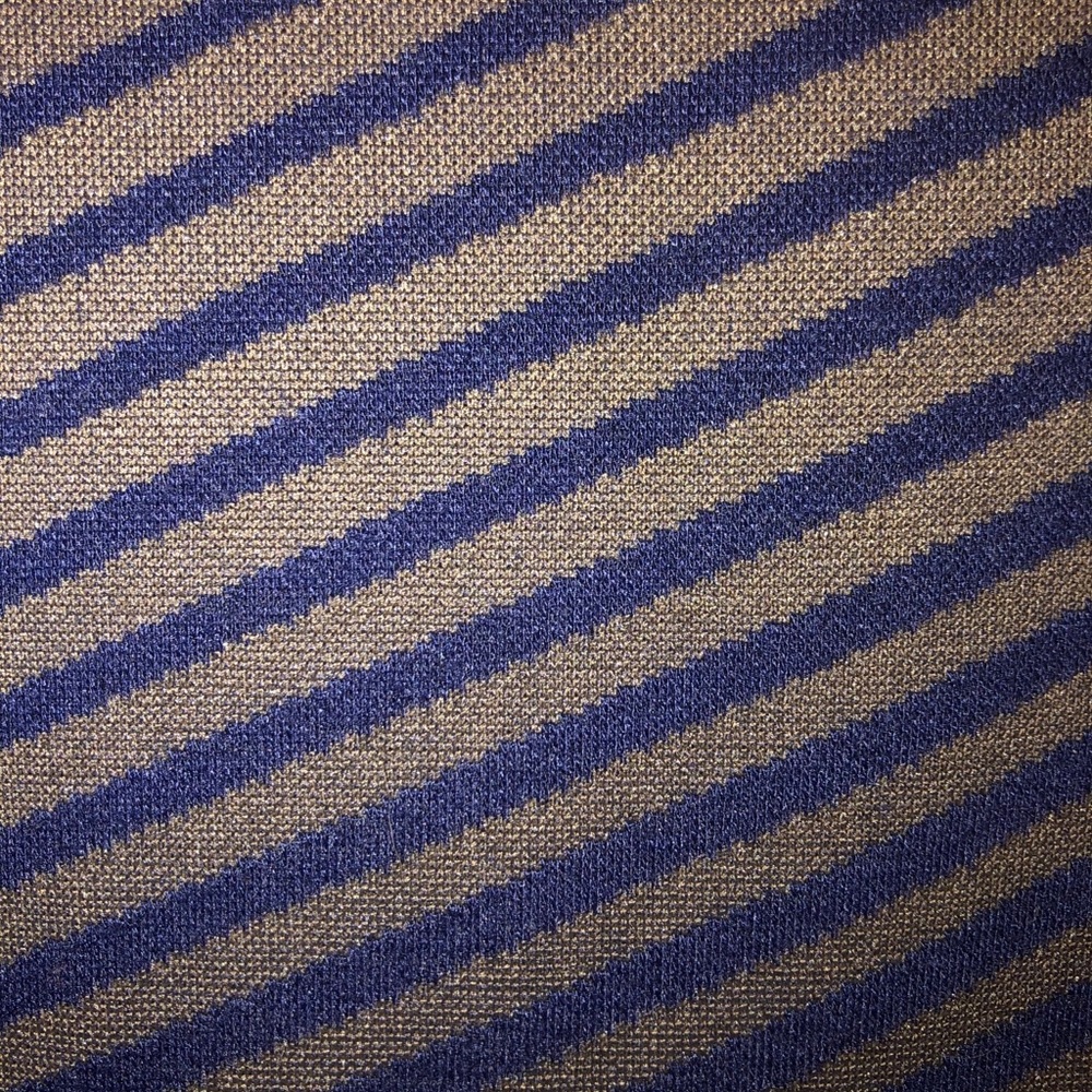 Short sleeved diagonal striped dress size L - Picture 5 of 5
